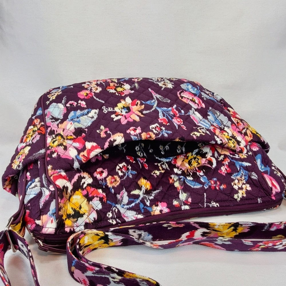 Vera Bradley Large On the Go Purse in Indiana Rose - Picture 3 of 5